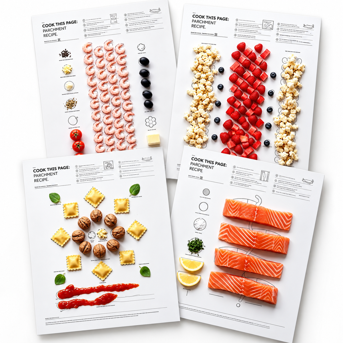 ⏳ Last Day 50% OFF | 🍳✅Recipe-Printed Baking Paper for Easy Oven Cooking