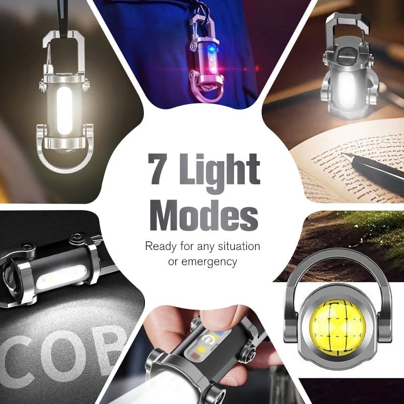 🔥The "Pocket Sun" - 7-Mode Clip-On Light & Emergency Power
