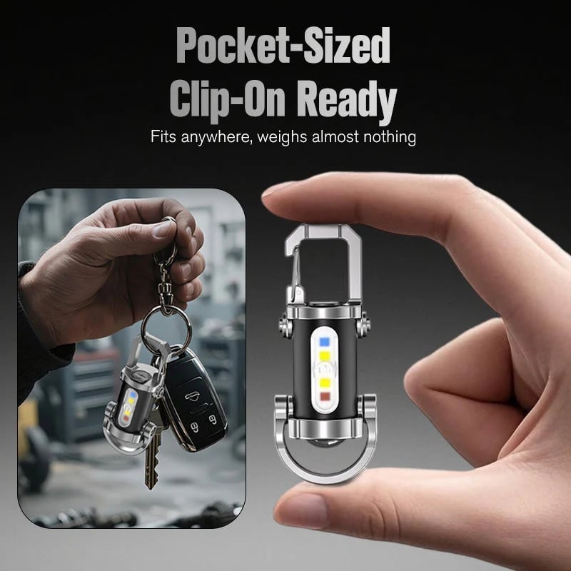 🔥The "Pocket Sun" - 7-Mode Clip-On Light & Emergency Power