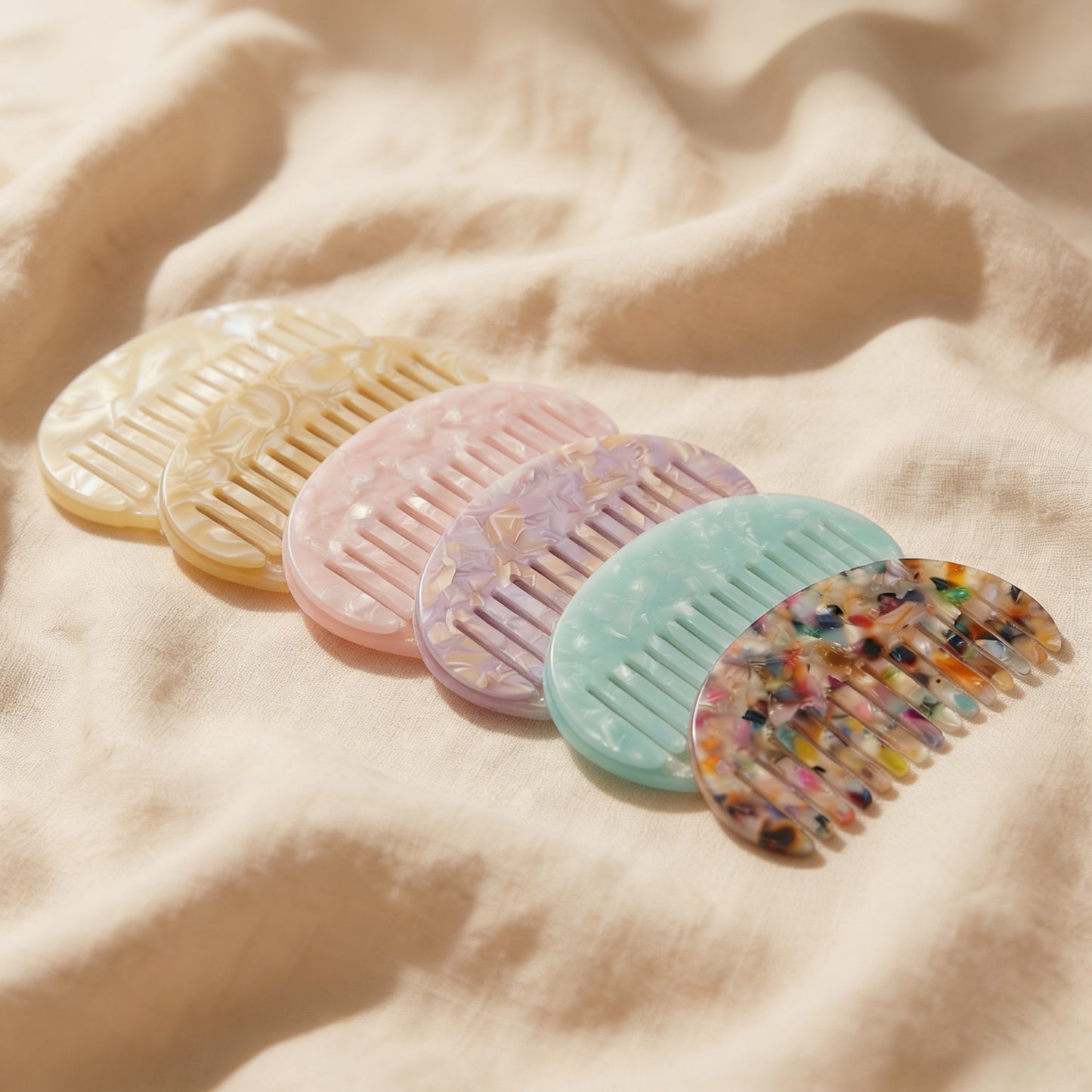 Vintage Minimalist Acetate Hair Comb