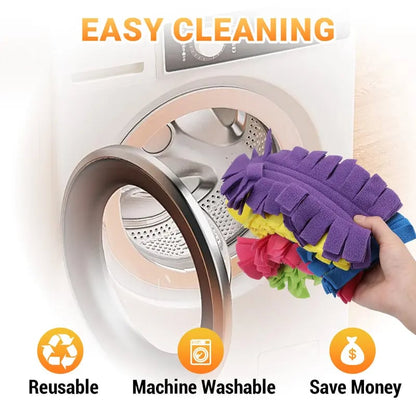 ✨The "Zero-Dust" 360° Electrostatic Wand (Washable & Reusable Kit)