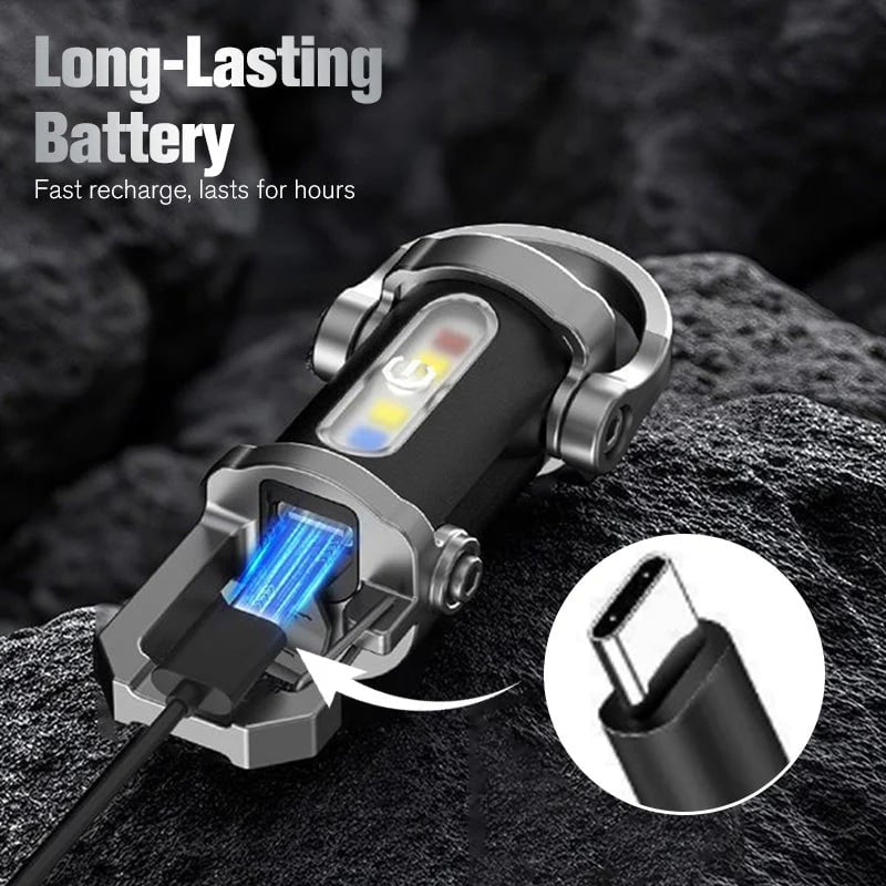 🔥The "Pocket Sun" - 7-Mode Clip-On Light & Emergency Power