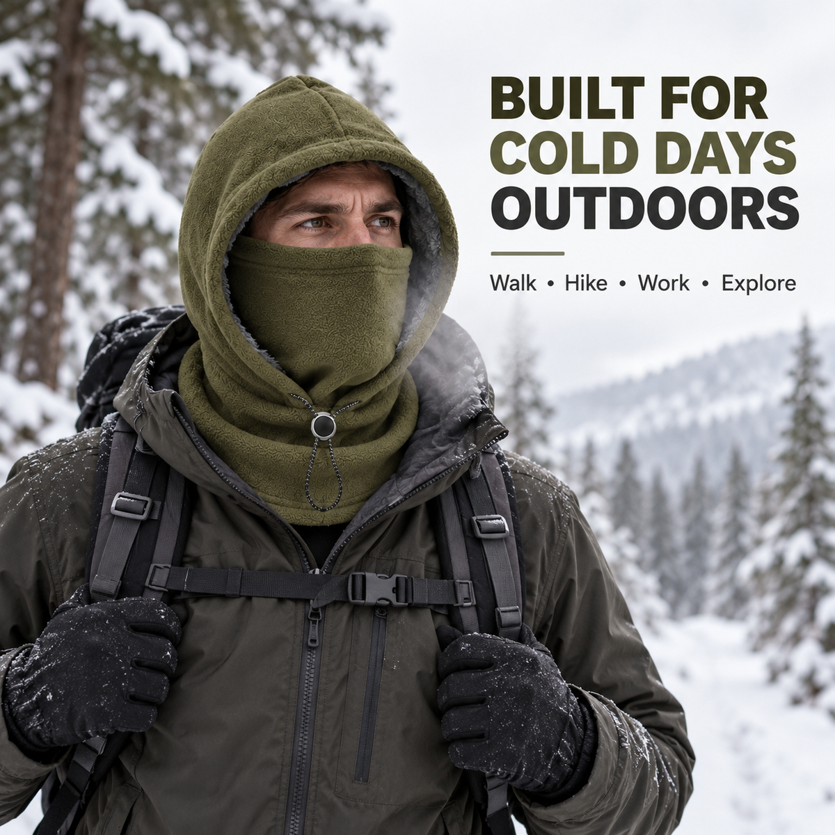 3-in-1 Winter Fleece Balaclava Hood 🧣❄️ Complete Winter Coverage from Head to Neck (📦 Free Shipping on 2+)