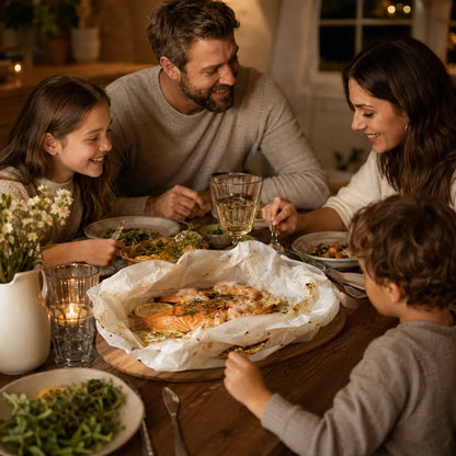 ⏳ Last Day 50% OFF | 🍳✅Recipe-Printed Baking Paper for Easy Oven Cooking