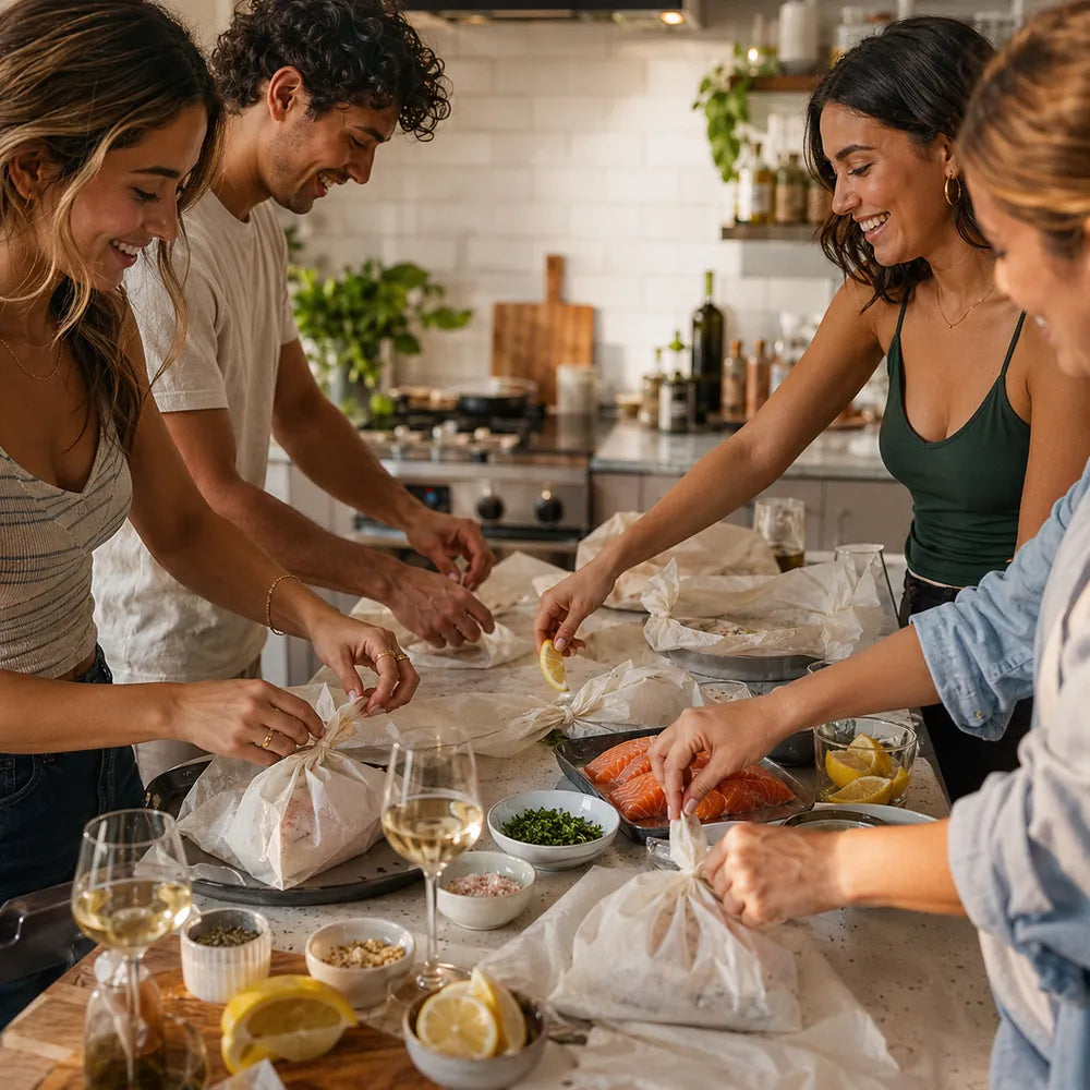 ⏳ Last Day 50% OFF | 🍳✅Recipe-Printed Baking Paper for Easy Oven Cooking