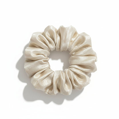 Elegant Shimmer Scrunchies
