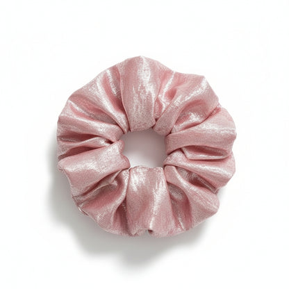 Elegant Shimmer Scrunchies