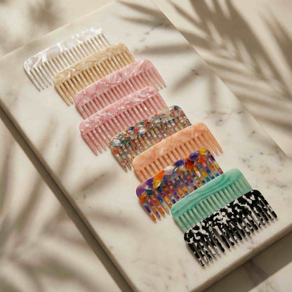 The Luxury Marble Acetate Comb