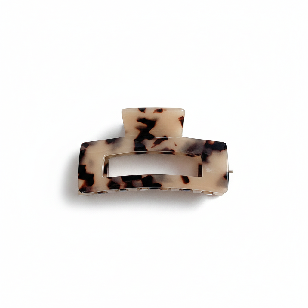 Premium Acetate Geometric Hair Claw Clip