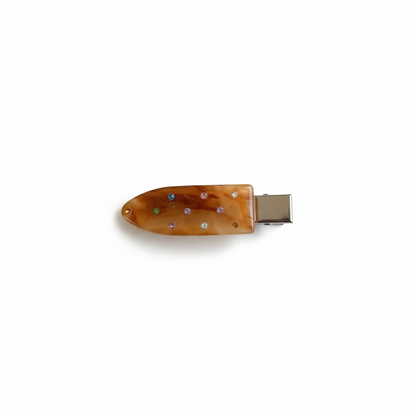 Sparkling Acetate Non-Marking Hair Clip