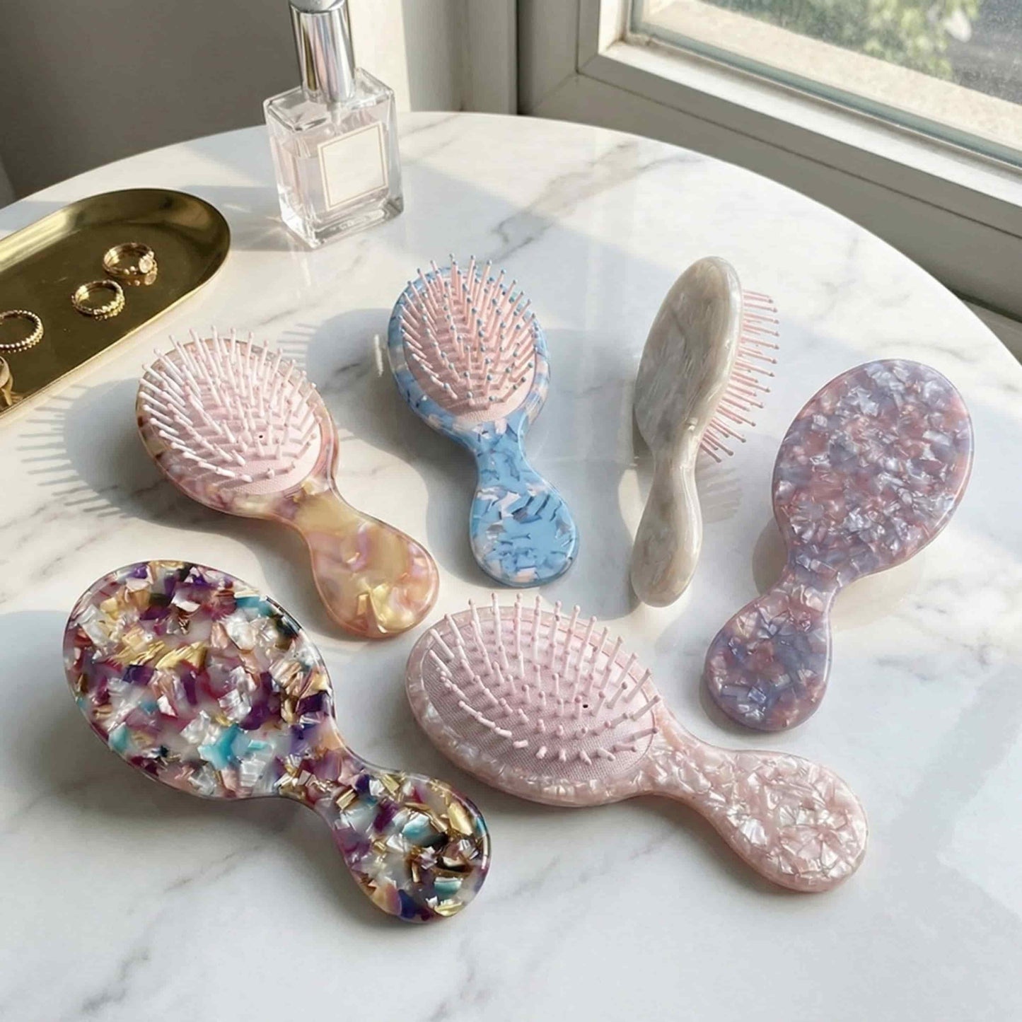 Premium Acetate Air-Cushion Massage Hairbrush