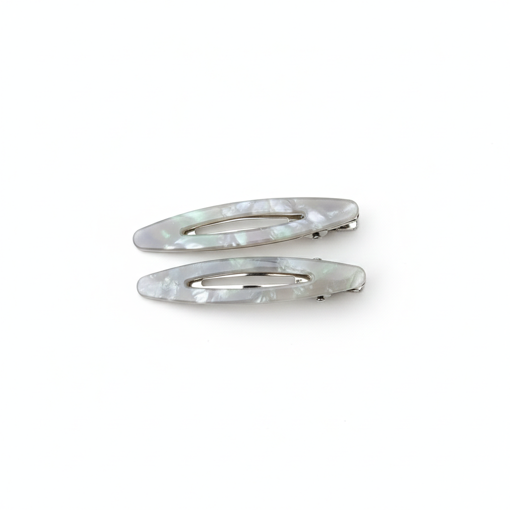 Artisanal Acetate & Metal Side Clips