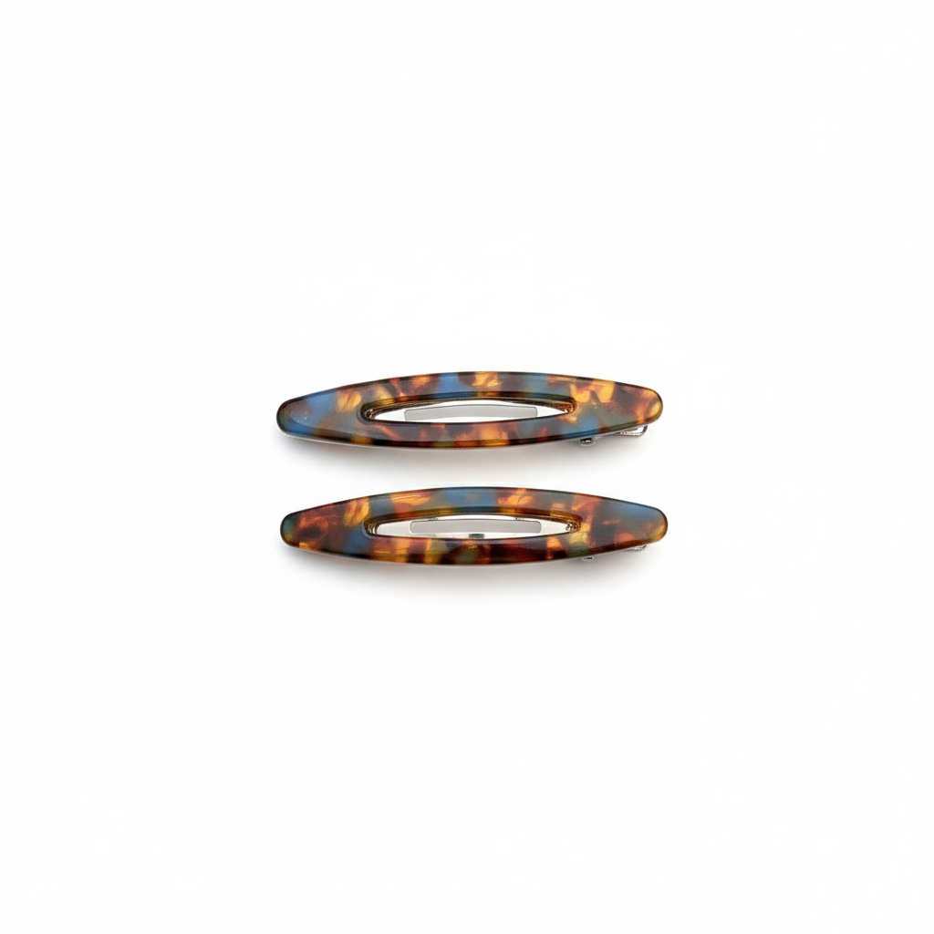 Artisanal Acetate & Metal Side Clips
