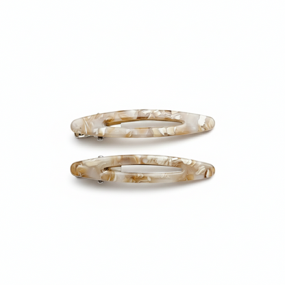 Artisanal Acetate & Metal Side Clips