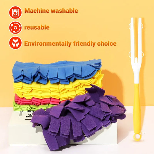 ✨The "Zero-Dust" 360° Electrostatic Wand (Washable & Reusable Kit)