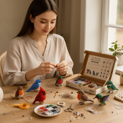 🧵From Tiny Beads to “I Made This!” — Create 4 Adorable 3D Animals at Home
