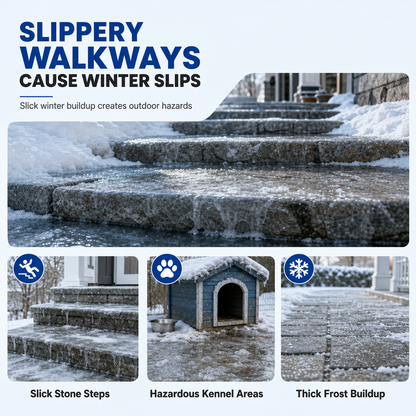 Outdoor Ice Melt Spray — Fast De-Icing for Steps & Walkways