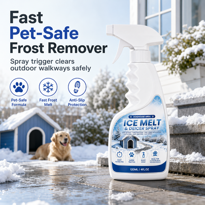 Outdoor Ice Melt Spray — Fast De-Icing for Steps & Walkways