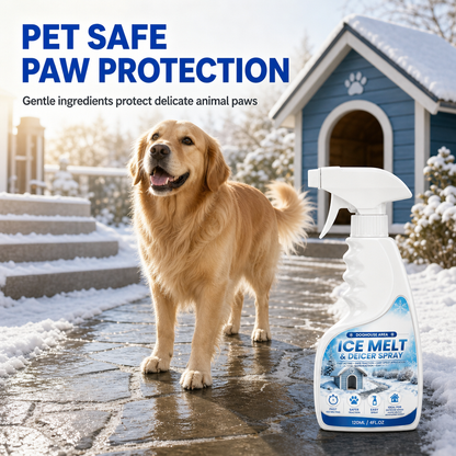 Outdoor Ice Melt Spray — Fast De-Icing for Steps & Walkways